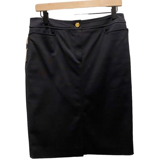Escada Black Mini Pencil Skirt - Picture 1 of 8